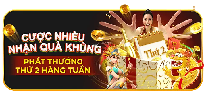 Hộp quà chào mừng và tiền thưởng, biểu trưng cho khuyến mãi chào mừng thành viên mới vin33
